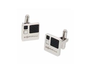 ZOPPINI - Stainless Steel Carbon Cufflinks