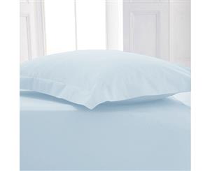 1500TC Pure Cotton European Pillowcases Pair -- BLUE