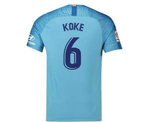 2018-19 Atletico Madrid Away Football Shirt (Koke 6)