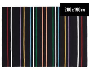 Amalia Scandinavia Flatweave Stripe 280x190cm Rug - Multi