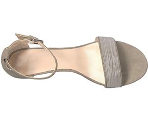 Athena Alexander Women's Enfield Wedge Sandal Grey Suede 7.5 M US