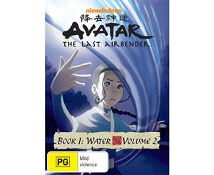 Avatar The Last Airbender Book 1 Water Volume 2 DVD Region 4