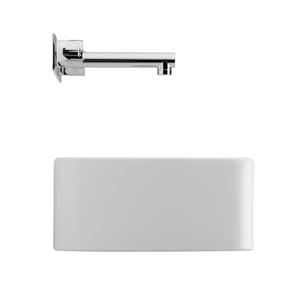 Caroma White Cube Over Counter Basin