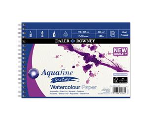 Daler Rowney Aquafine SP 300gsm 254x178mm (10x7") 12 Sheets- spiral