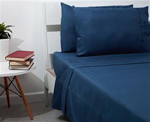 Daniel Brighton Microfibre Sheet Set - Blue