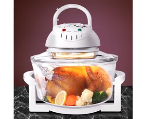 Devanti 17L Convection Oven Halogen Roaster Low Fat Air Fryer Turbo Electric