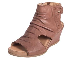 Earth Womens Sweet Pea Leather Open Toe Casual Platform Sandals