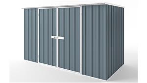 EasyShed D3015 Flat Roof Garden Shed - Blue Horizon