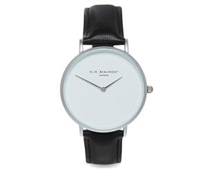 Elie Beaumont Women's 38mm Hoxton Leather Watch - Black