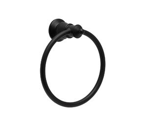 Fienza Lillian Towel Ring Matte Black 81002B