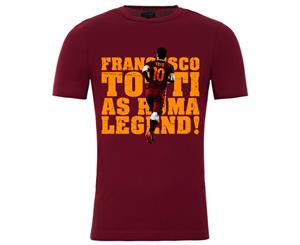 Francesco Totti Roma Legend T-Shirt (Burgundy)