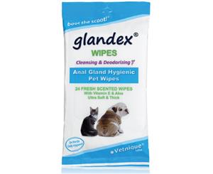 Glandex Wipes 24 ct