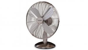 Goldair 30cm Desk Fan - Satin Chrome