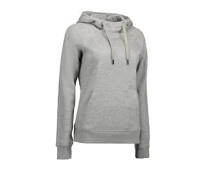 Id Women/Ladies Core Hoodie (Grey Melange) - ID467