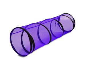 Jackson Galaxy Cat Crawl Mesh Tunnel Purple