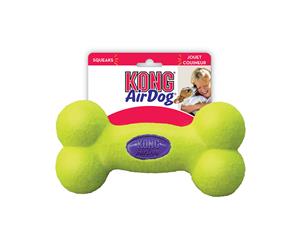 KONG AirDog Squeaker Bone Nonabrasive Felt Medium Toy For Dogs