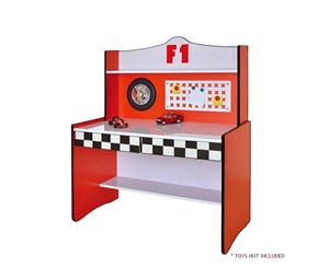 Kids Supreme Energy Theme Writing Computer Desk - Red