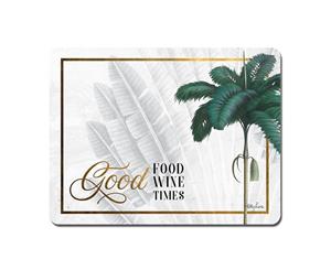 Kitchen Cork Backed Placemats AND Coasters ST BARTS GOOD FOOD Set 6 New