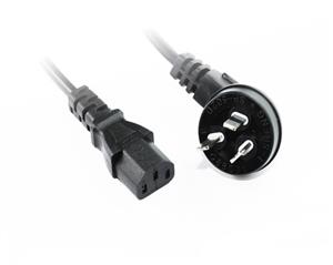 Konix 2M Right Angle Plug To C13 Power Cable