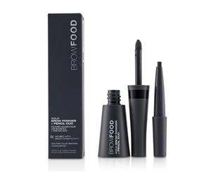 LashFood BrowFood Aqua Brow Powder + Pencil Duo # Charcoal -