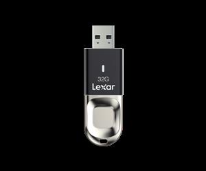 Lexar Jumpdrive F35 32Gb Finger Print Usb3 Flash Drive - Upto 150Mb/S