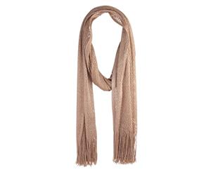 Lovisa Rose Gold Long Crochet Scarf