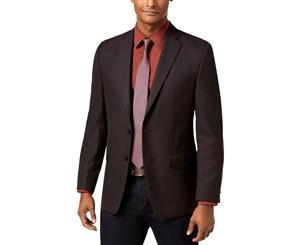 Michael Kors Mens Suit Separate Classic Fit Two-Button Suit Jacket