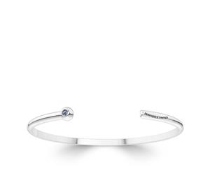 Newcastle United FC Sapphire Cuff Bracelet For Women In Sterling Silver Design by BIXLER - Sterling Silver