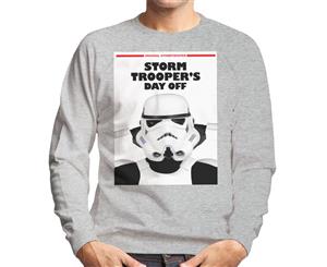 Original Stormtrooper Storm Troopers Day Off Parody Men's Sweatshirt - Heather Grey