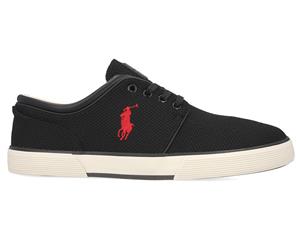 Polo Ralph Lauren Men's Faxon Low Sneakers - Black/White