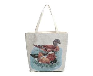 Printed Duck Canvas Handbag Tote Bag