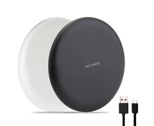 QI Wireless Charging Pad for Apple iPhone 8 & 8 Plus / X - Black