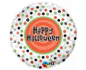 Qualatex 18In Happy Halloween Foil Balloon (Multicoloured) - SG15103