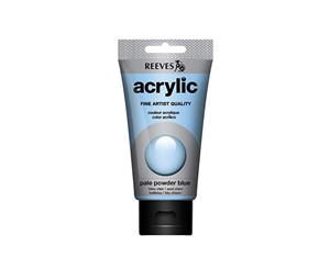 Reeves - Acrylic Paint 75ml - Pale Powder Blue 365