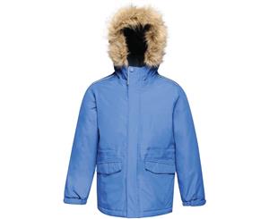 Regatta Boys & Girls Cadet Insulated Waterproof Parka Coat - Roy(Blu/Nav)