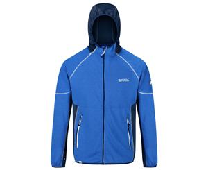 Regatta Mens Kniver Hooded Stretch Fleece (Oxford/Prussian Blue) - RG4627