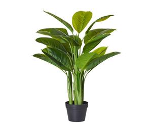 Rogue Plastic Man-Made Fabric Faux Evergreen Plant-Garden Pot 45x45x58cm