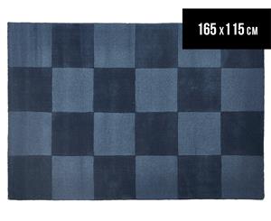 Rug Culture 165x115cm Classical Square Wool Rug - Petrol