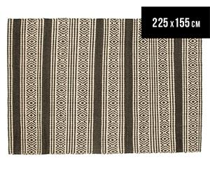 Rug Culture 225x155cm Miller Modern Rug - Charcoal