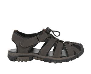 Sandpit 8Mile Kids Boys Enclosed Summer Sandal Spendless - Brown