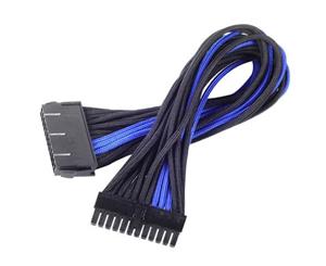 SilverStone PP07-MBBA ATX 24pin to MB-24pin(300mm) Black & Blue