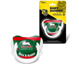 South Sydney Rabbitohs NRL Baby Dummy Pacifier Born an Rabbit