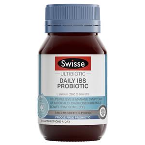 Swisse Ultibiotic Daily IBS Probiotic 30 Capsules