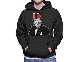 TV Times Comedian Tommy Cooper 1978 Men's Hooded Sweatshirt - Black