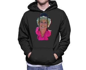 TV Times Vera Duckworth Played By Elizabeth Dawn Coronation Street Men's Hooded Sweatshirt - Black