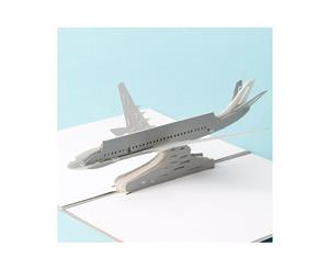 The Airplane 3D Pop up Greeting Card