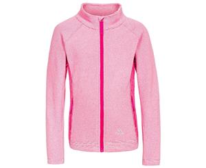 Trespass Childrens/Kids Bunker Fleece Jacket (Pink Lady Stripe) - TP4147