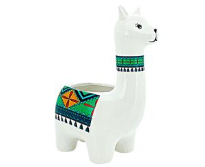 Type B - Flower Pot Llama 20x12.3x26.3cm Ceramic for Herbs and Plants