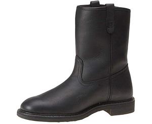 Western Work Men's Steel Toe 9" Wellington 9.5 4E US Black