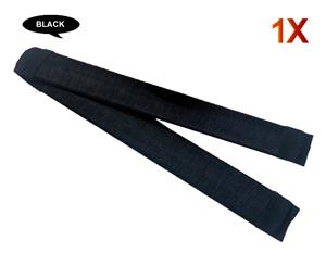 Women's Magic Hair Band Maker Bun Snap Donut Former French Twist Tool Styling-Black